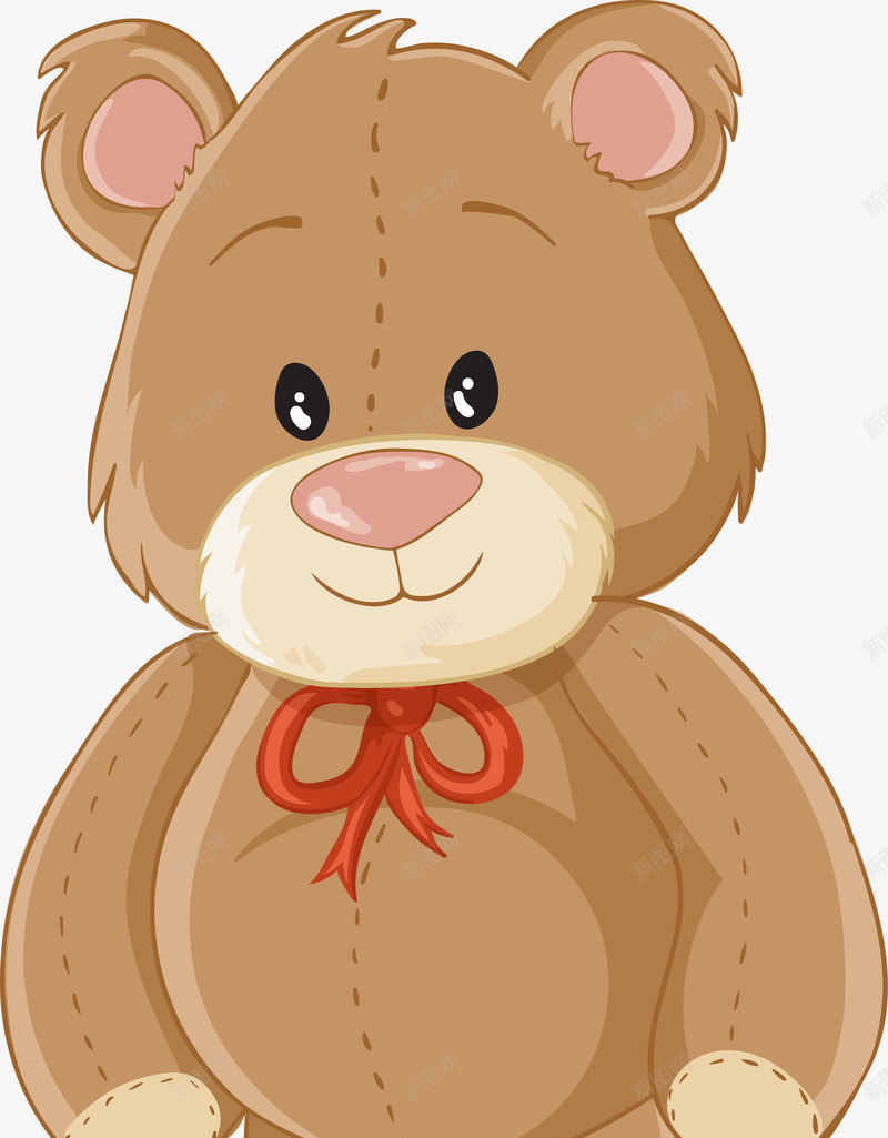 咖啡色卡通小熊png免抠素材_新图网 https://ixintu.com 免抠PNG 动物 卡通 咖啡色 小熊 玩具 装饰图案