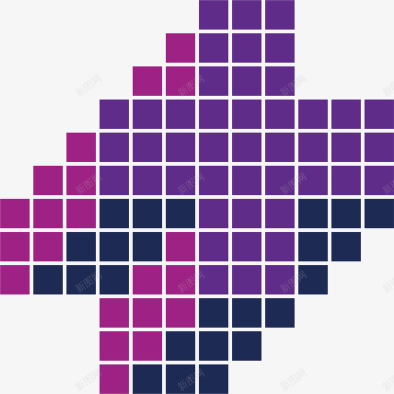 紫色方块波纹排列组合矢量图eps免抠素材_新图网 https://ixintu.com 排列 方块 组合 马赛克 矢量图