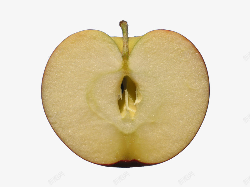 切开的一半苹果psd免抠素材_新图网 https://ixintu.com 一半 切开 新鲜的苹果 苹果