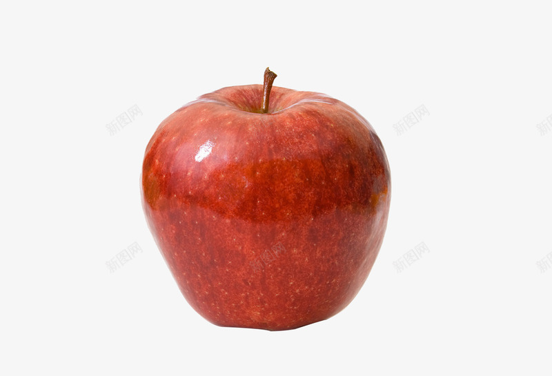 一个红苹果png免抠素材_新图网 https://ixintu.com 新鲜 水果 红苹果 苹果 香甜