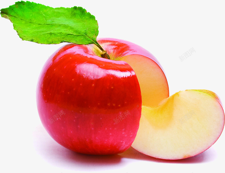 夏日海报活动红色苹果水果png免抠素材_新图网 https://ixintu.com 夏日 水果 活动 海报 红色 苹果