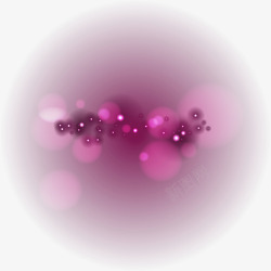 唯美漂浮紫色气泡素材