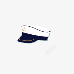 夏季海军风服饰海军帽子高清图片