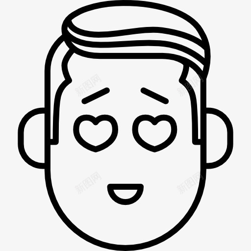 男孩爱面子图标png_新图网 https://ixintu.com 心 手势 爱 爱人