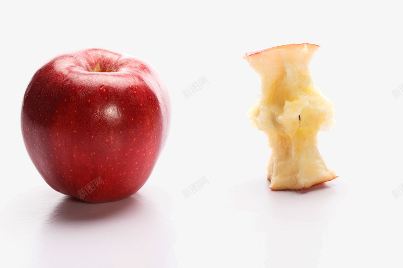 吃过的苹果psd免抠素材_新图网 https://ixintu.com 吃苹果 素材 美味 苹果