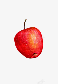 油画水果新鲜苹果素材
