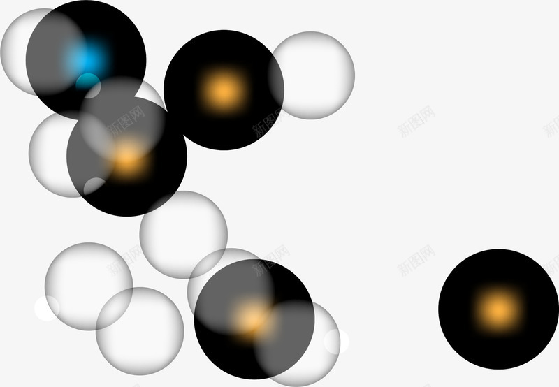 黑色梦幻光圈png免抠素材_新图网 https://ixintu.com 光圈 光晕 图案 梦幻 泡泡 清新 简约 黑色