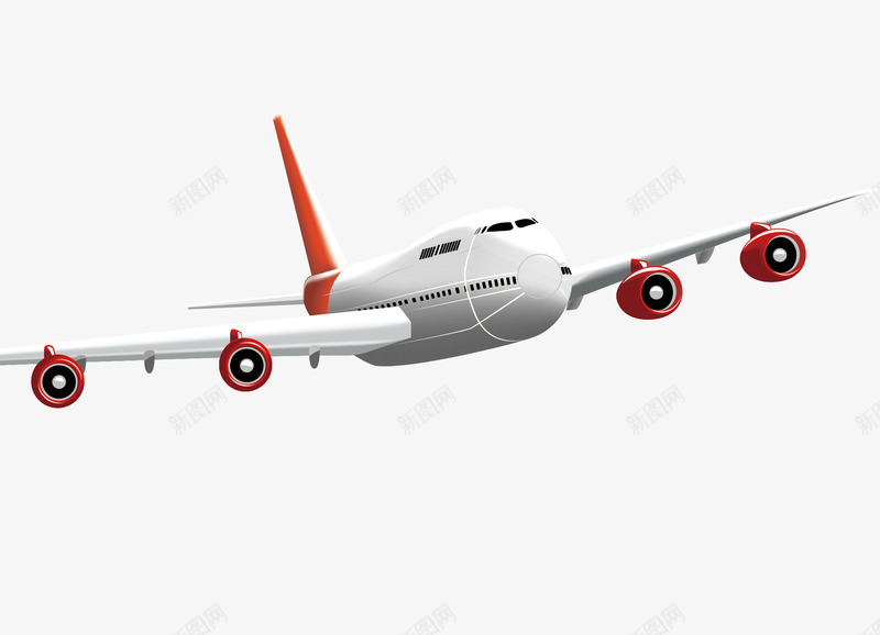商务飞机png免抠素材_新图网 https://ixintu.com 交通工具 卡通 手绘 白色 航班 运输 飞机 飞行