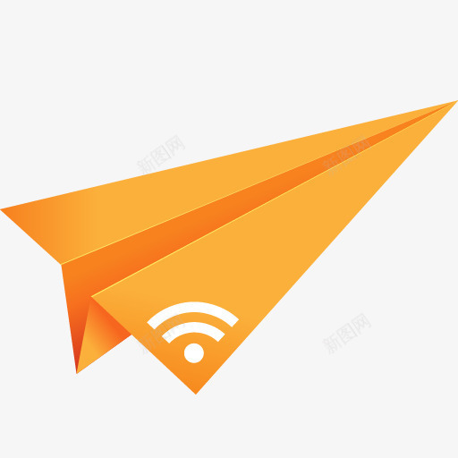 橙色折纸纸飞机RSS社会化媒体png免抠素材_新图网 https://ixintu.com Orange RSS media origami paper plane rss social 折纸 橙色 社会化媒体 纸飞机