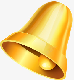 水彩圆球奢华金色铃铛高清图片