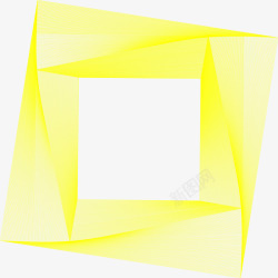 黄色组合方框素材