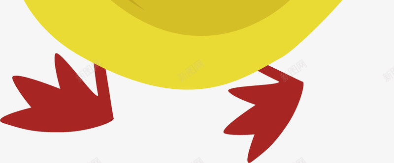 可爱黄鸭png免抠素材_新图网 https://ixintu.com 卡通有趣 小黄鸭 扁平化 玩具 矢量图案 装饰图