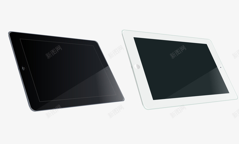 黑色苹果ipad展示psd免抠素材_新图网 https://ixintu.com iPad框 ipad iphone 展示 展示免费下载 苹果6