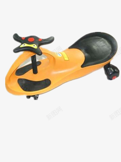 儿童滑板车png免抠素材_新图网 https://ixintu.com 儿童车 橘色 滑板车 玩具车