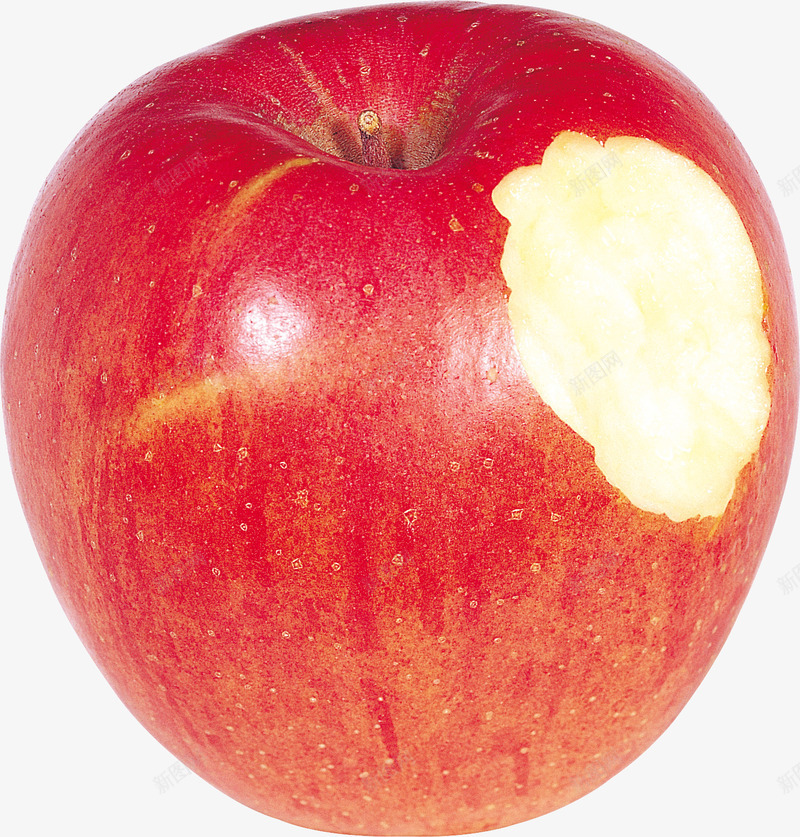 被咬一口的苹果png免抠素材_新图网 https://ixintu.com 红色 苹果 食品 食物