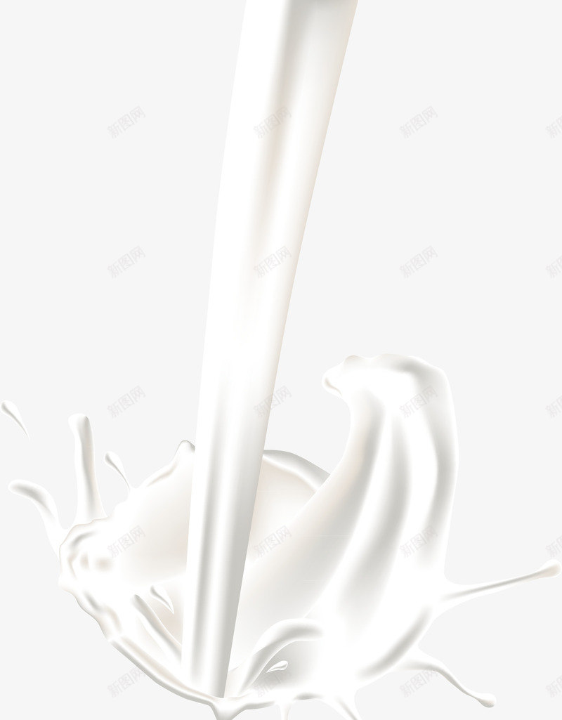 喷溅牛奶效果png免抠素材_新图网 https://ixintu.com 动感 动感牛奶 喷溅 牛奶