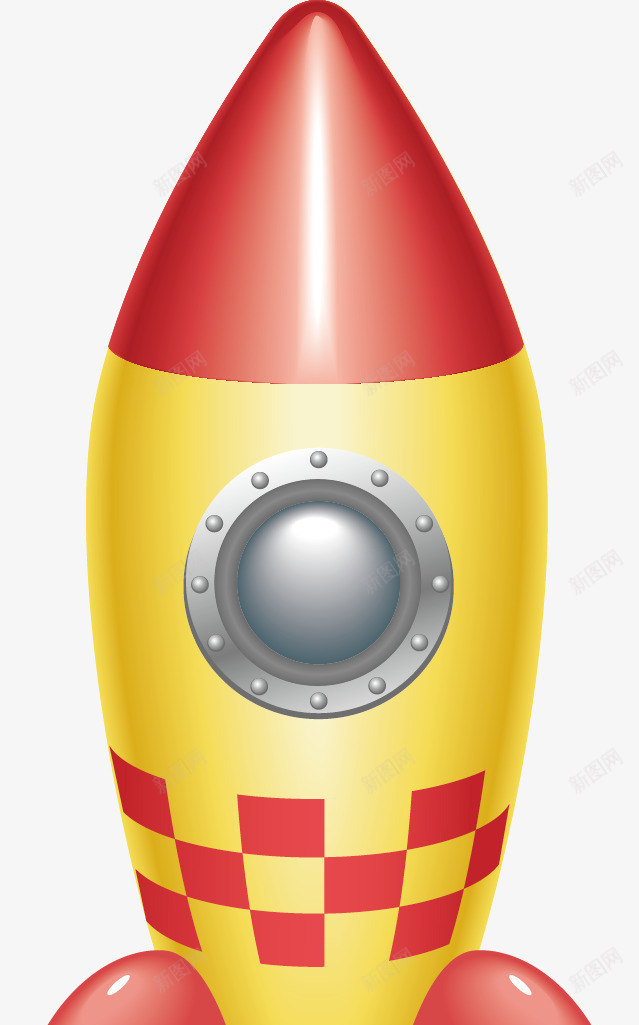 儿童玩具火箭png免抠素材_新图网 https://ixintu.com 儿童玩具 卡通玩具 火箭 飞机