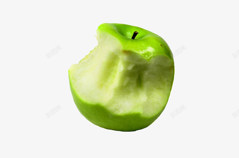 被咬过的苹果png免抠素材_新图网 https://ixintu.com 咬 水果 青苹果