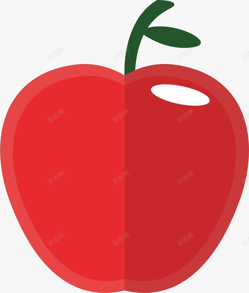 红色的苹果png免抠素材_新图网 https://ixintu.com png图形 png装饰 手绘 水果 苹果 装饰
