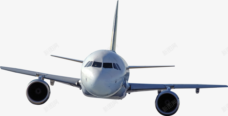 正视白色飞行的飞机png免抠素材_新图网 https://ixintu.com 正视 白色 飞机 飞行