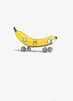 香蕉车素材