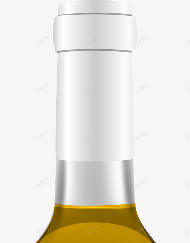 透明香槟酒瓶png免抠素材_新图网 https://ixintu.com 白色光晕 白色瓶子 透明酒瓶 酒水瓶子 香槟酒瓶 高端瓶子