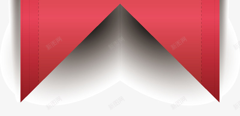 红色丝带促销标签png免抠素材_新图网 https://ixintu.com 丝带 促销 标签 红色