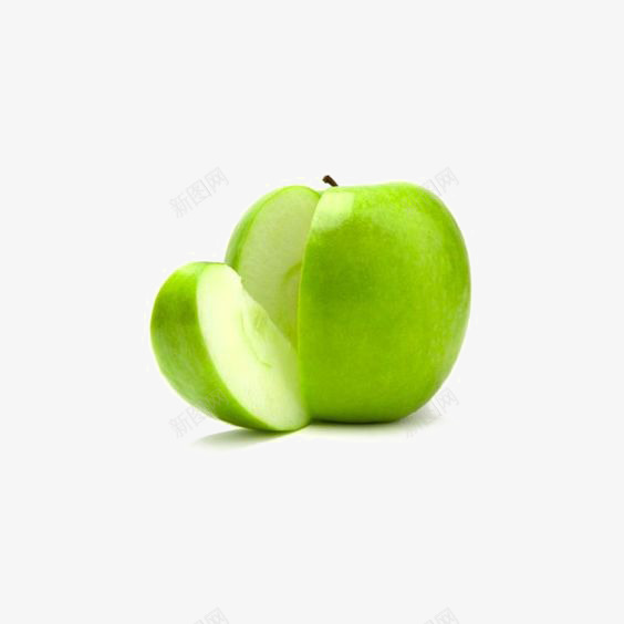 青苹果png免抠素材_新图网 https://ixintu.com 创意水果 小清新 成熟的苹果 苹果