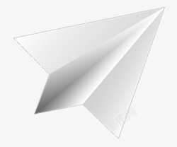 白色装饰折纸飞机素材