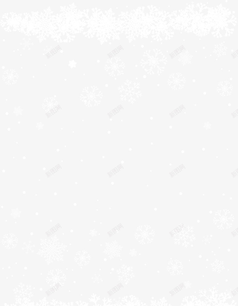 冬季白色雪花装饰png免抠素材_新图网 https://ixintu.com 冬季雪花 白色边框 白色雪花 雪花装饰 雪花边框 飘雪