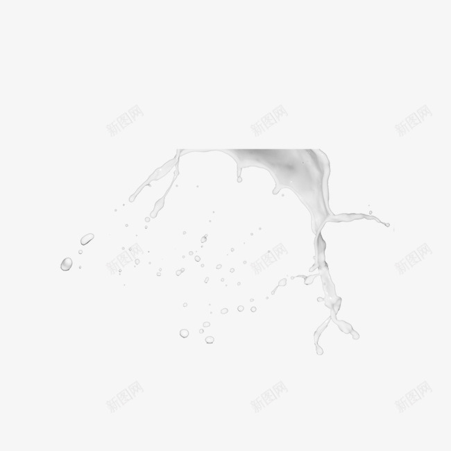喷溅的牛奶png免抠素材_新图网 https://ixintu.com 喷溅的牛奶 液体 牛奶 白色 饮料