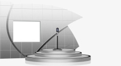 造型舞台演讲台背景墙造型高清图片
