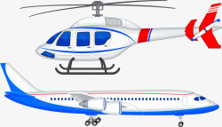 直升机客机素材