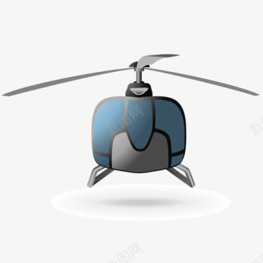 直升机飞机Vacationicons图标图标