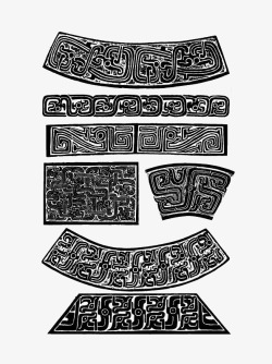 古代图腾花纹素材