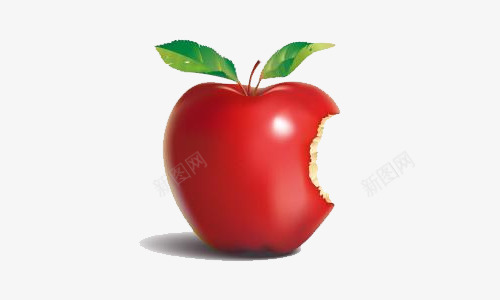 咬一口的苹果png免抠素材_新图网 https://ixintu.com 平安果 水果 红色 苹果