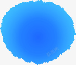 喷溅粉墨创意蓝色喷绘矢量图高清图片