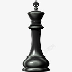 黑色的象棋素材