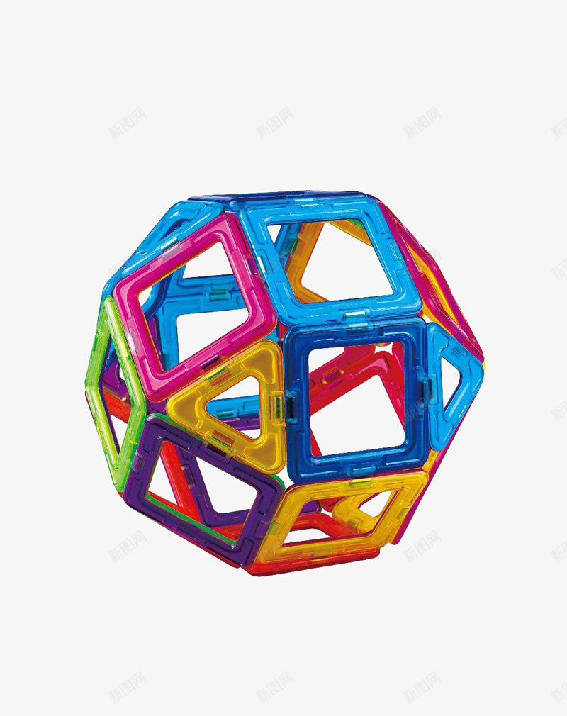 实物磁力片png免抠素材_新图网 https://ixintu.com 儿童玩具 免抠素材 免费 免费下载 磁力 磁力片 装饰素材