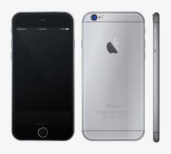 苹果银色iPhone银色版高清图片