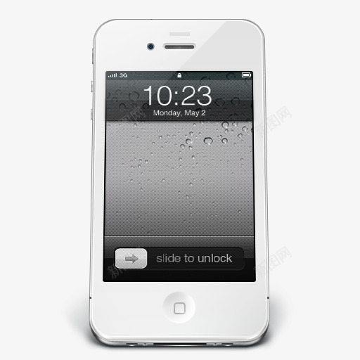 白色的苹果iPhone4icons图标png_新图网 https://ixintu.com Apple White iOS iPhone4 iphone 白色的 苹果