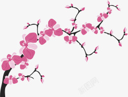 桃树满枝芽装饰插图桃树满枝芽高清图片
