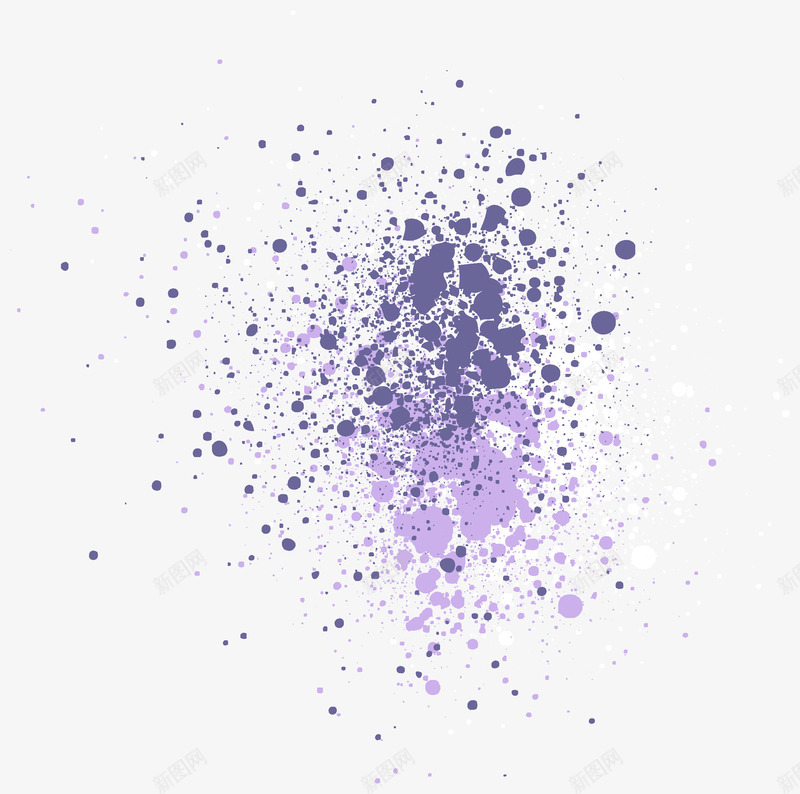 紫色喷溅颜料png免抠素材_新图网 https://ixintu.com 喷溅颜料 紫色颜料 颜料