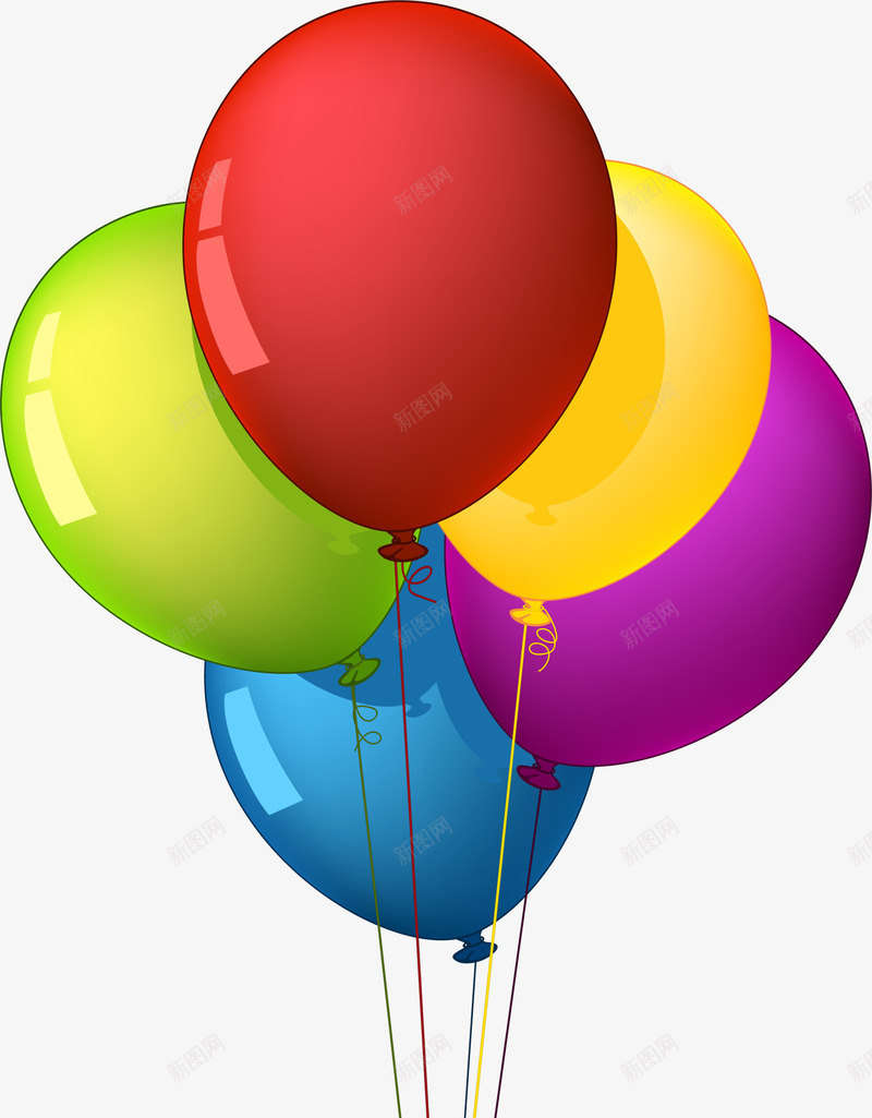 多彩卡通气球png免抠素材_新图网 https://ixintu.com 卡通气球 多彩气球 漂浮气球 玩具气球 节日气球 装饰图案