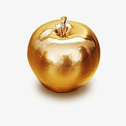金色的苹果素材