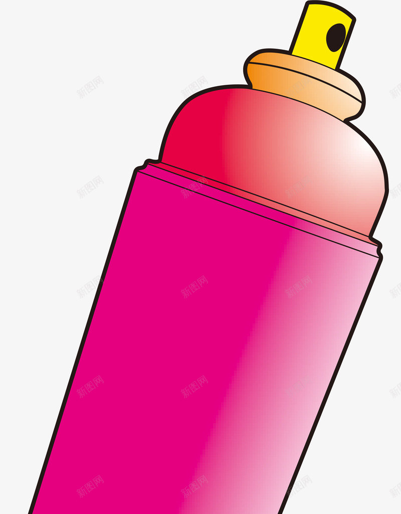 简约红色喷漆瓶png免抠素材_新图网 https://ixintu.com 光晕 喷头 小清新喷漆瓶 水彩 简约喷漆瓶 红色喷漆瓶