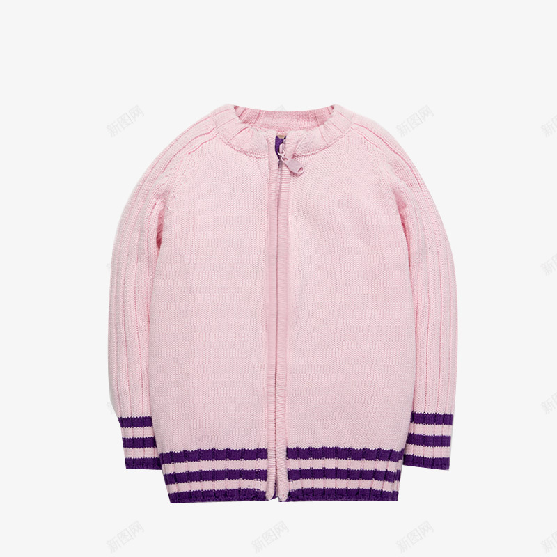 粉色毛衫外套png免抠素材_新图网 https://ixintu.com 产品实物 保暖 儿童 冬季 粉色外套