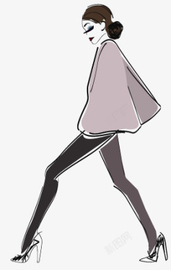 夏季时尚时装周女子时尚女郎高清图片