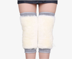 女士冬季羊毛护膝素材