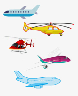运输直升机卡通飞机高清图片